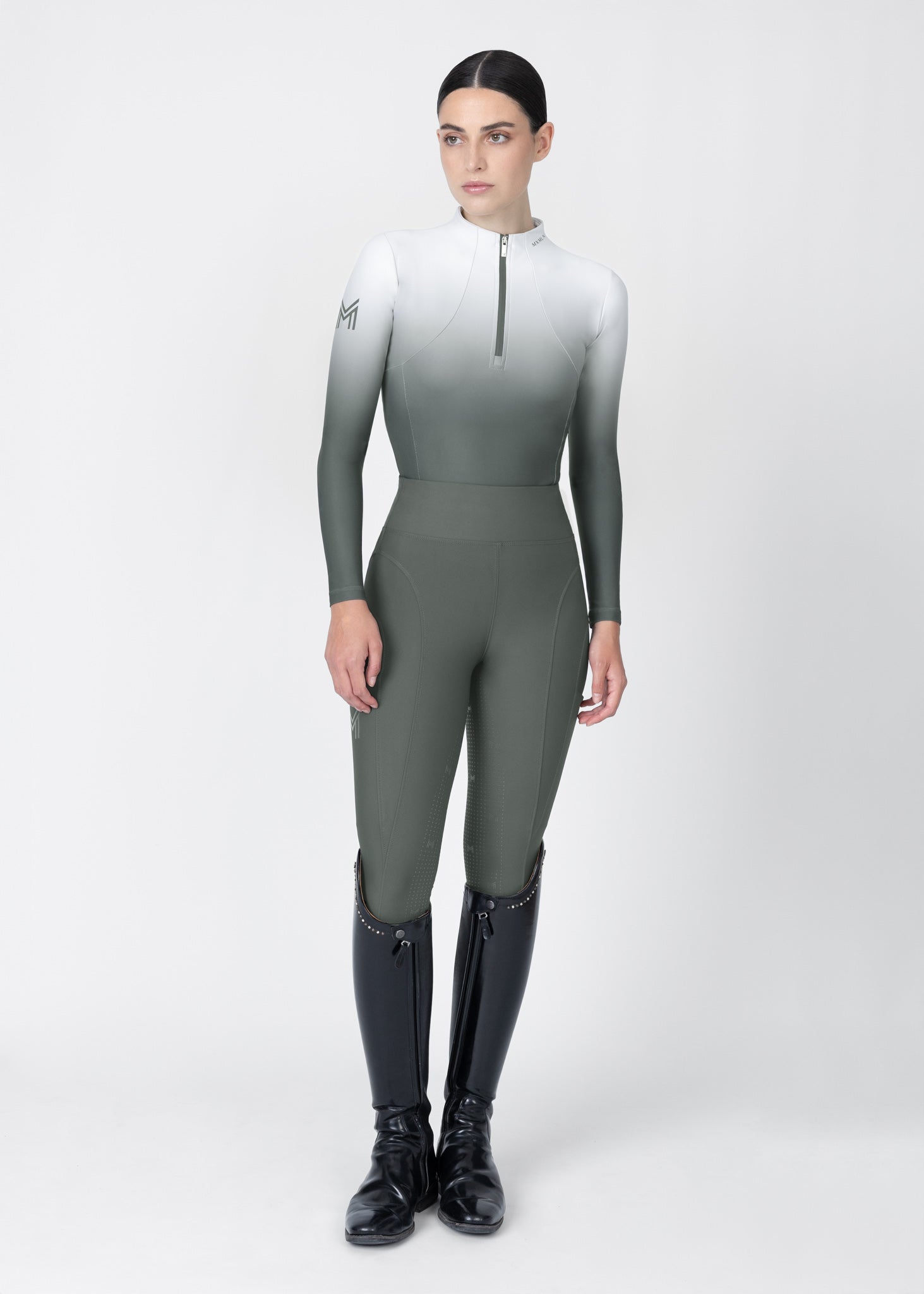 Ombré Long Sleeve Base Layer (Ivy)