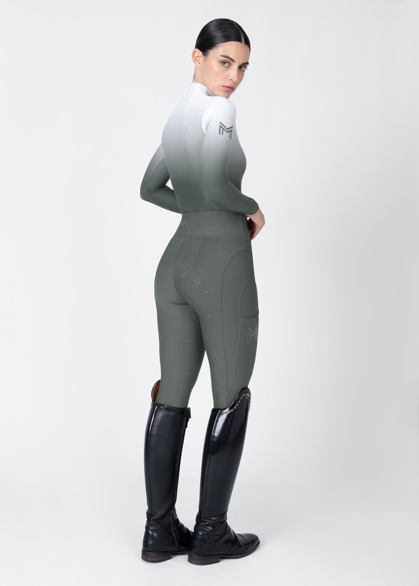 Ombré Long Sleeve Base Layer (Ivy)