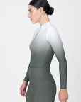 Ombré Long Sleeve Base Layer (Ivy)