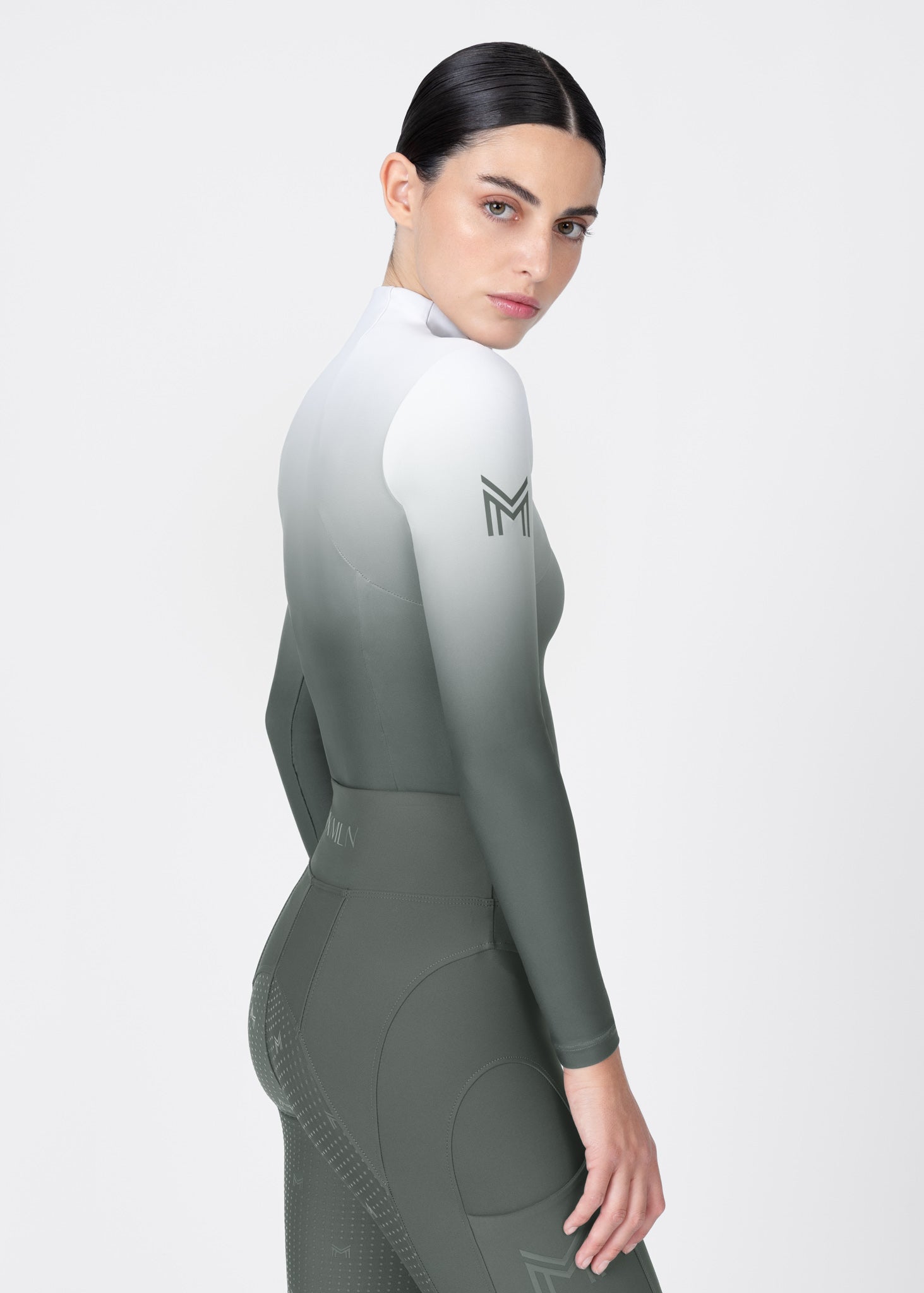 Ombré Long Sleeve Base Layer (Ivy)