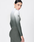 Ombré Long Sleeve Base Layer (Ivy)
