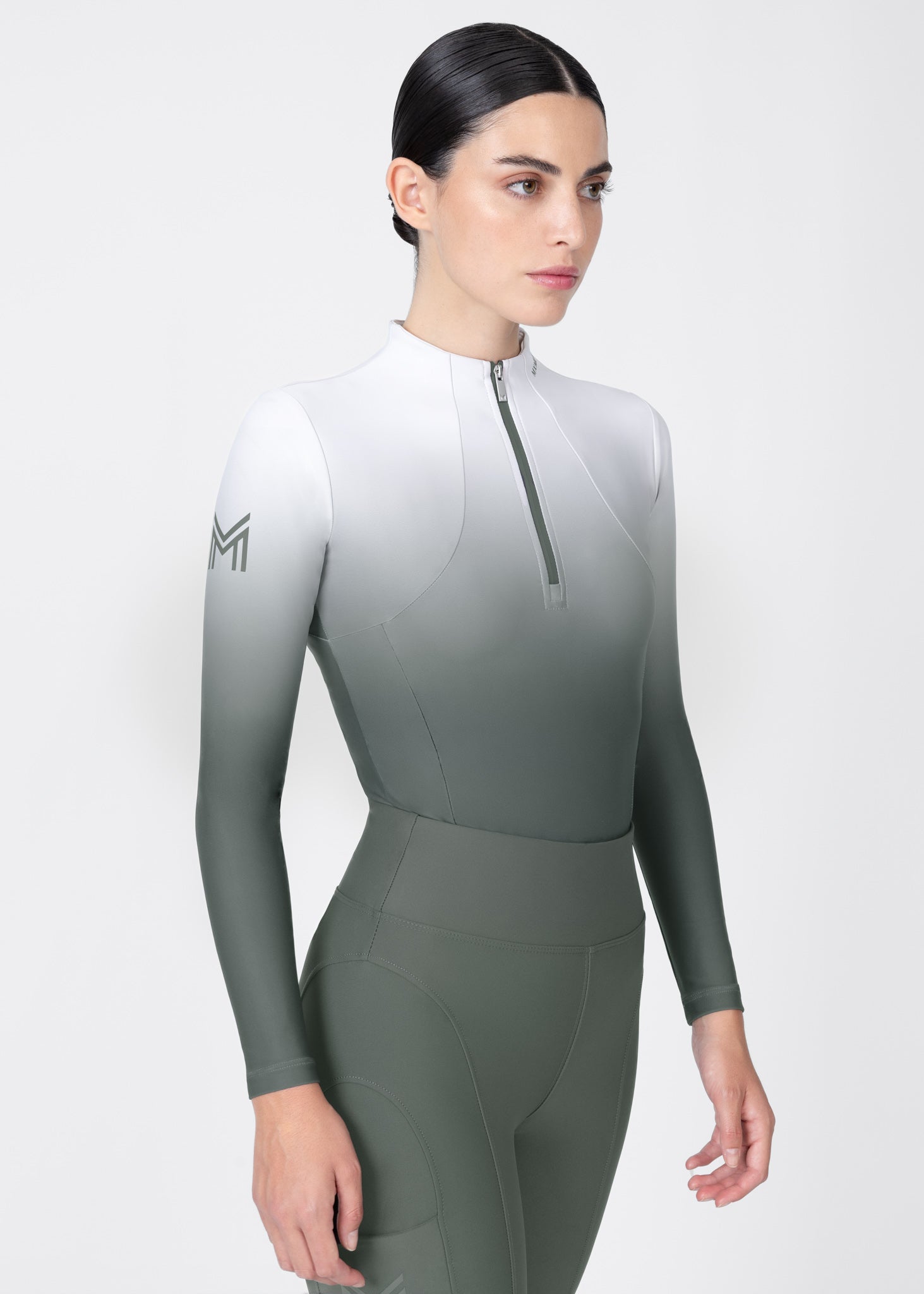 Ombré Long Sleeve Base Layer (Ivy)