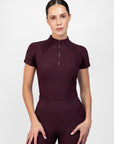 Frame Short Sleeve Base Layer (Burgundy)