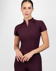 Frame Short Sleeve Base Layer (Burgundy)