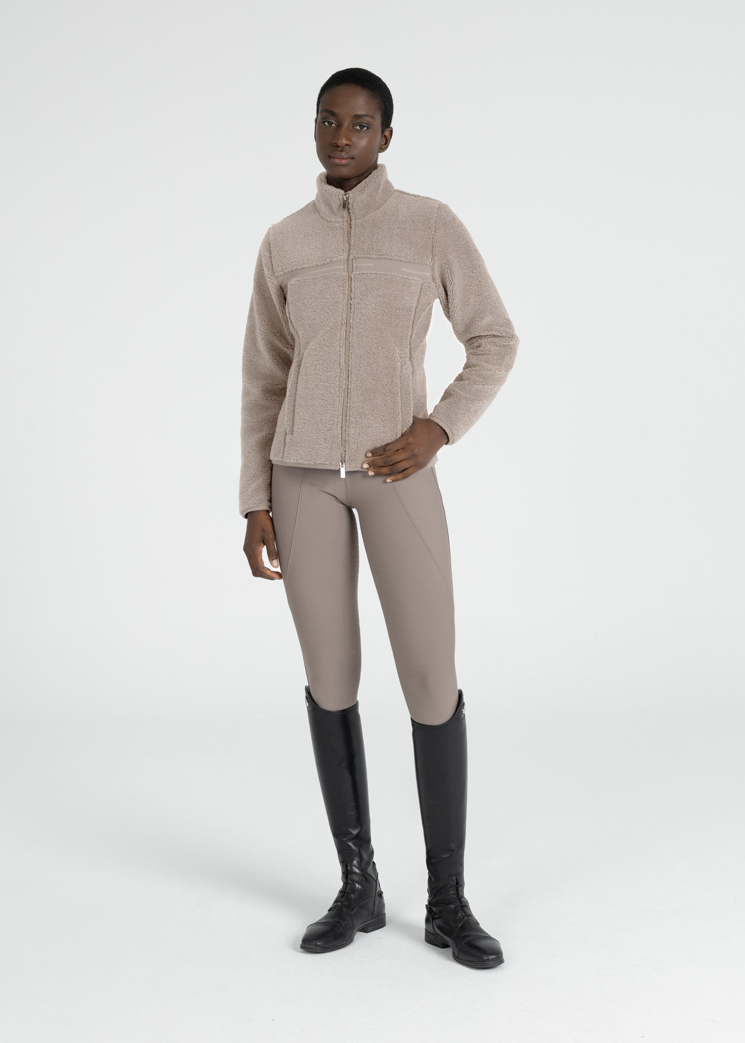 Ciara Teddy Jacket (Sand)