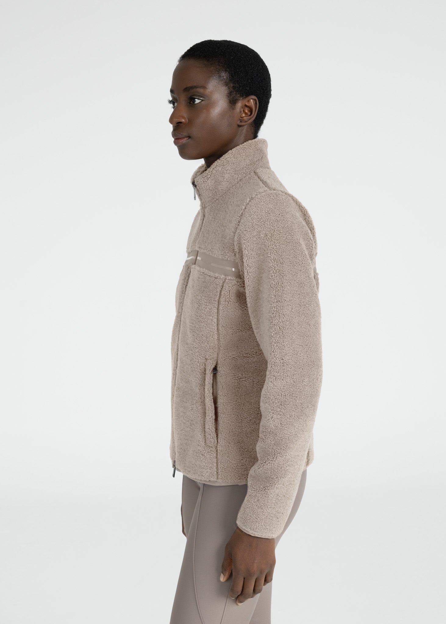 Ciara Teddy Jacket (Sand)