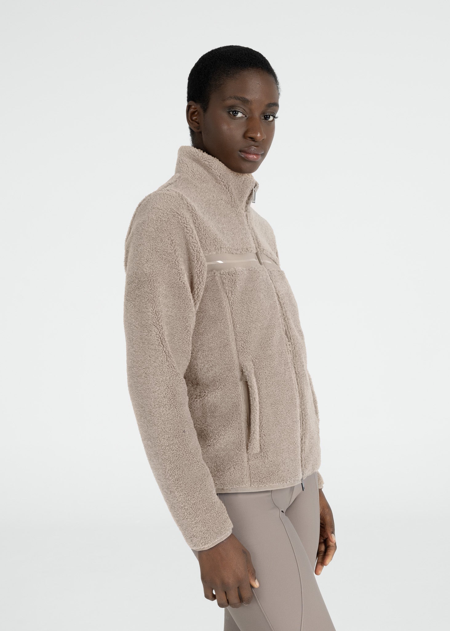 Ciara Teddy Jacket (Sand)