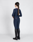 YR Pro Riding Leggings (Navy/Red)