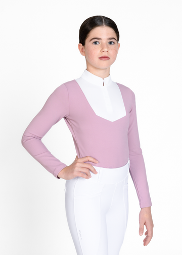 YR Sienna Long Sleeve Show Shirt (Mauve)