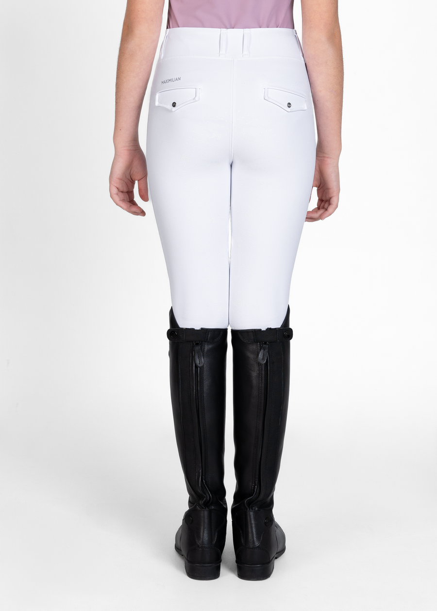 YR Pro Riding Leggings (White)