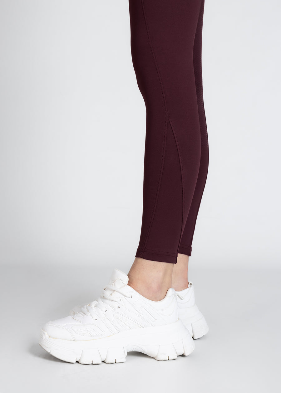 Tech Riding Leggings (Burgundy)