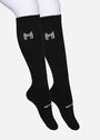 2-Pack Flag Riding Socks (Black)