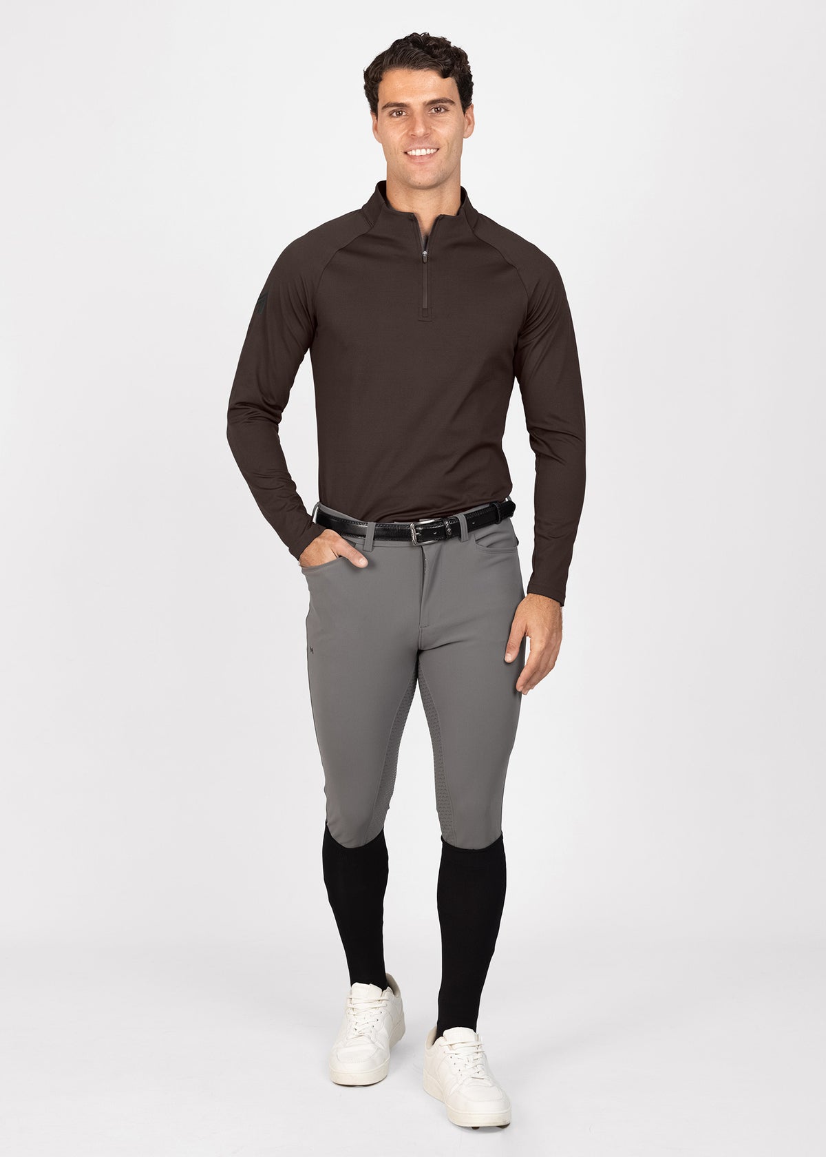 Code Long Sleeve Base Layer (Chocolate)