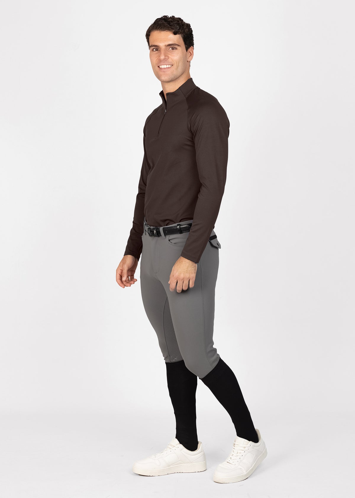 Code Long Sleeve Base Layer (Chocolate)