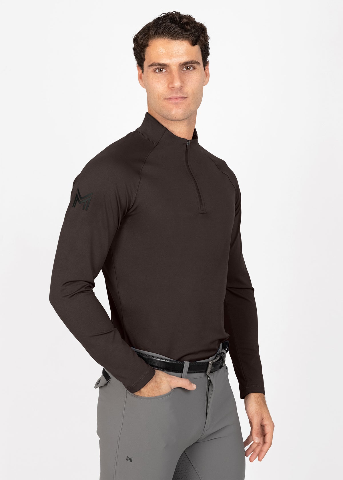 Code Long Sleeve Base Layer (Chocolate)