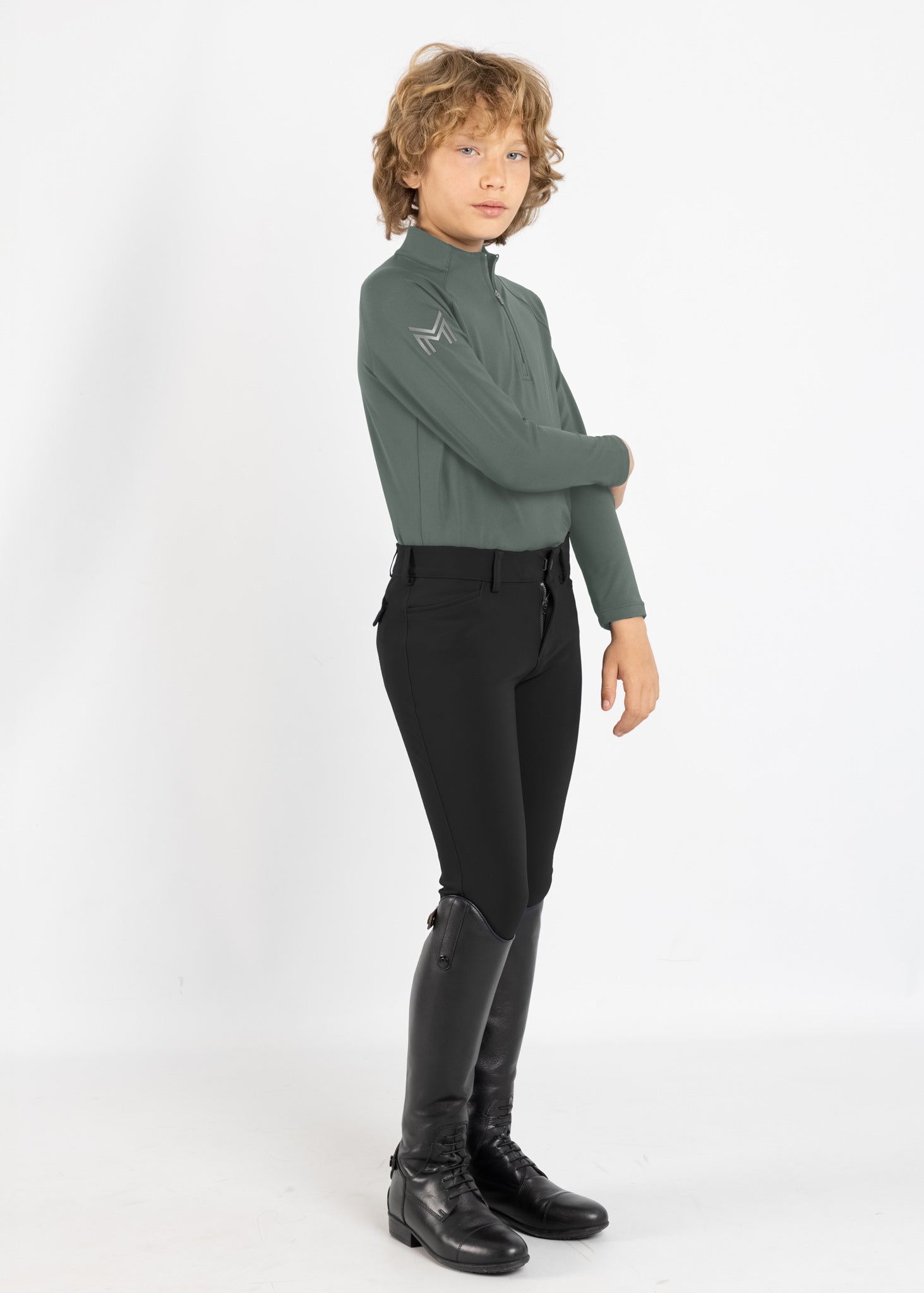 YR Code Long Sleeve Base Layer (Ivy)