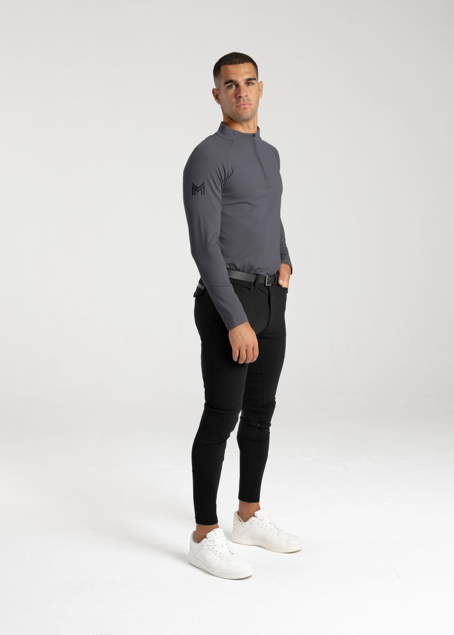 Code Long Sleeve Base Layer (Graphite)