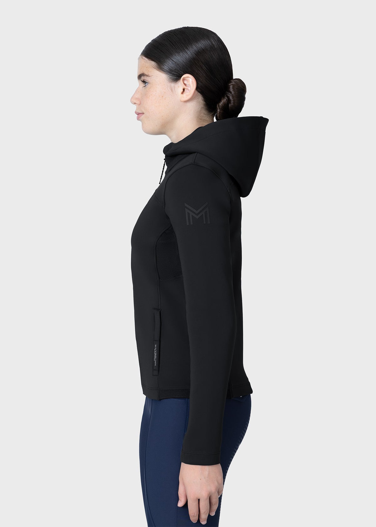 YR Wolt Zip Hoodie (Black)