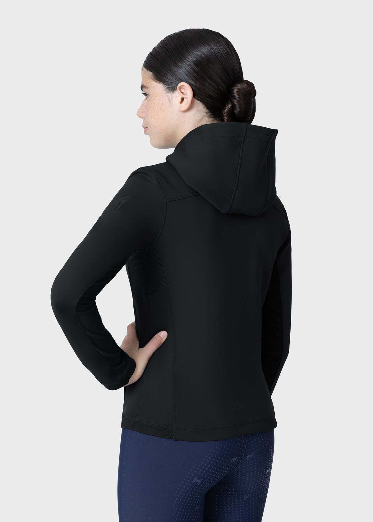 YR Wolt Zip Hoodie (Black)