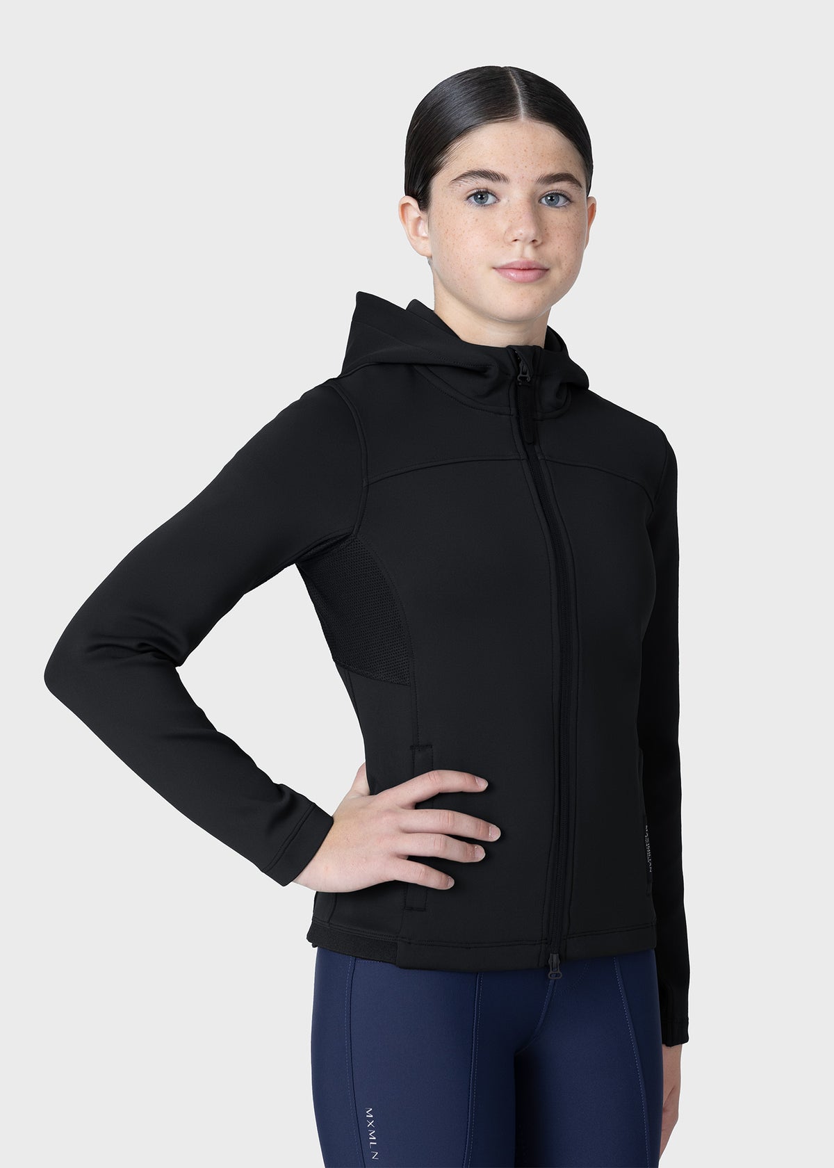 YR Wolt Zip Hoodie (Black)