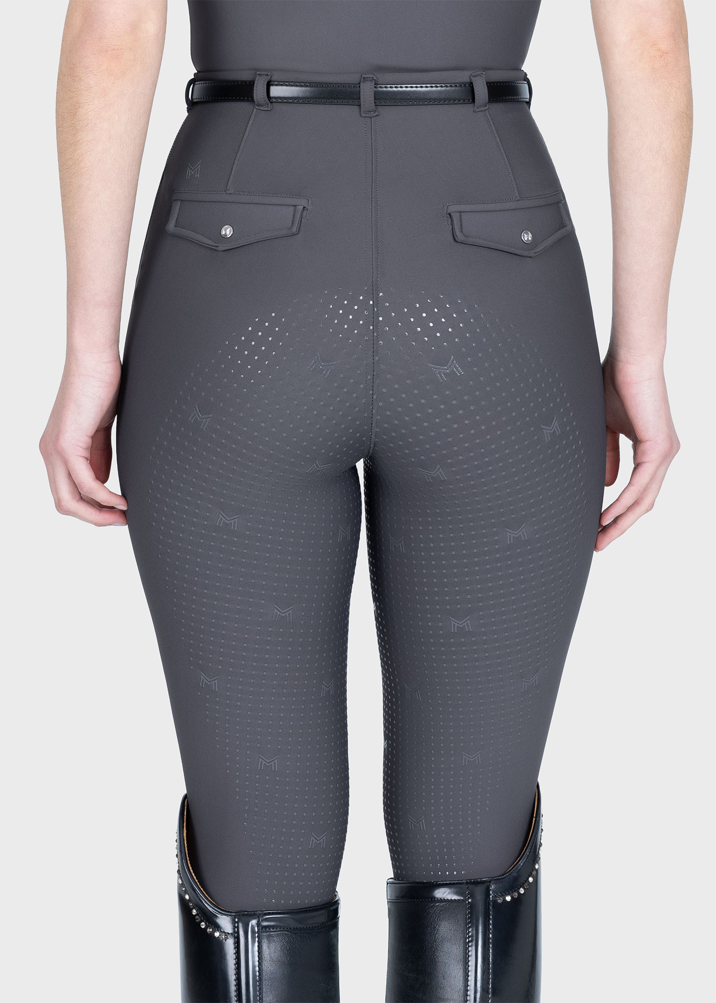 Velya Riding Leggings + Belt (Graphite)