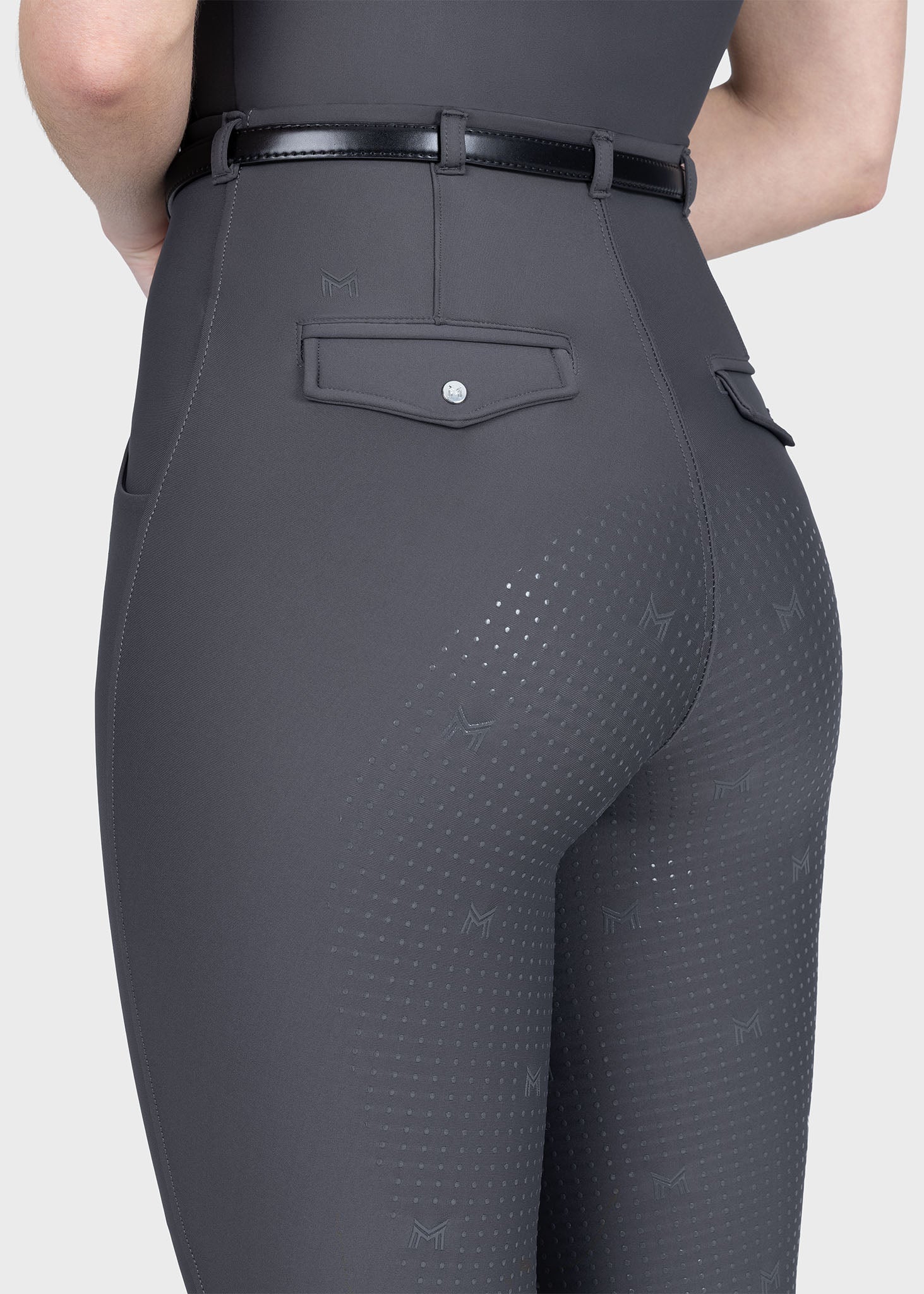 Velya Riding Leggings + Belt (Graphite)