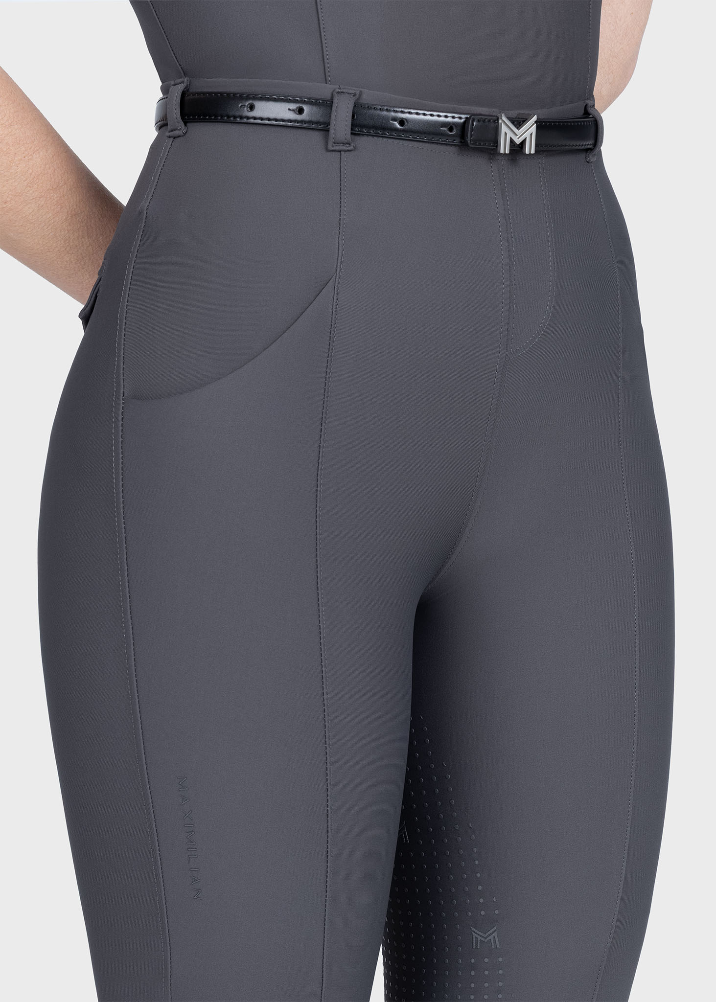 Velya Riding Leggings + Belt (Graphite)
