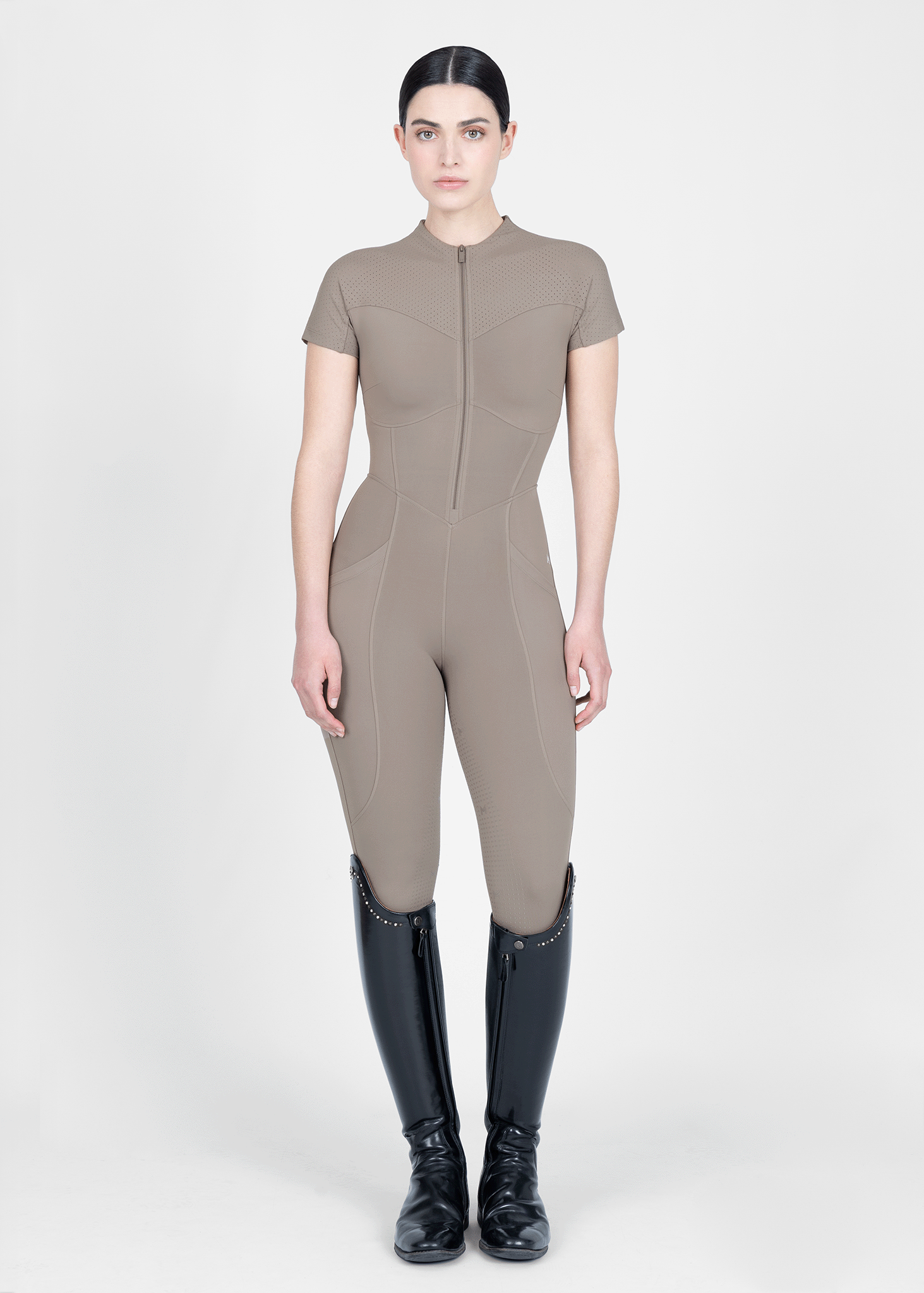 Air-Tech Riding Jumpsuit (Taupe)