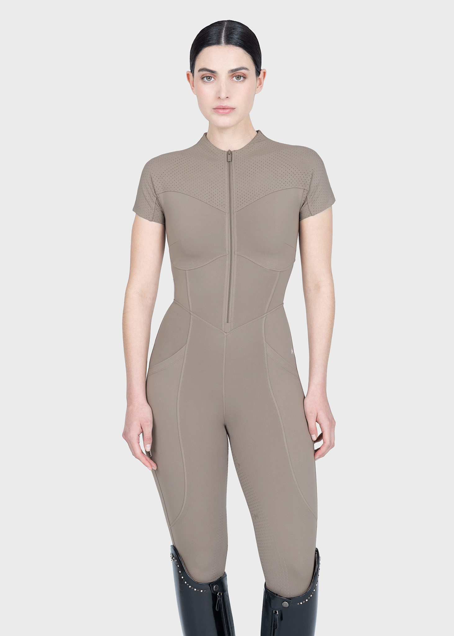Air-Tech Riding Jumpsuit (Taupe)