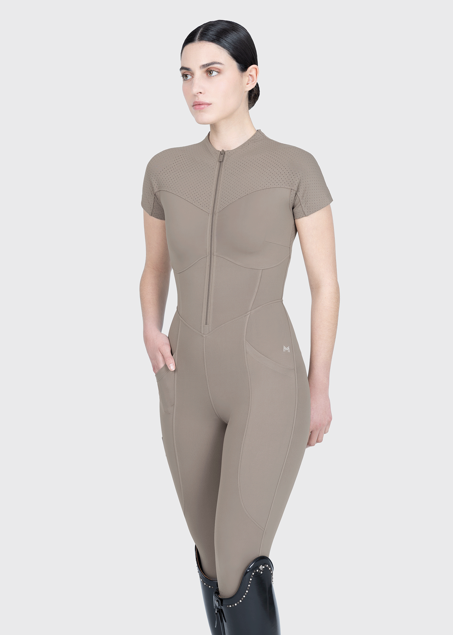 Air-Tech Riding Jumpsuit (Taupe)