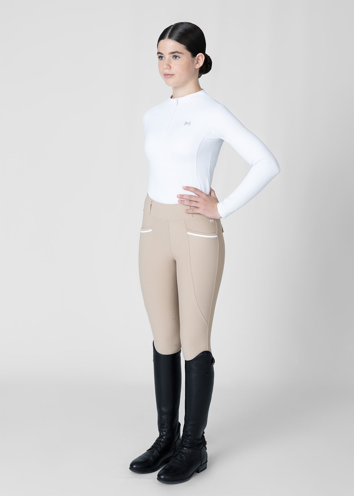 YR Nora Long Sleeve Base Layer (White)