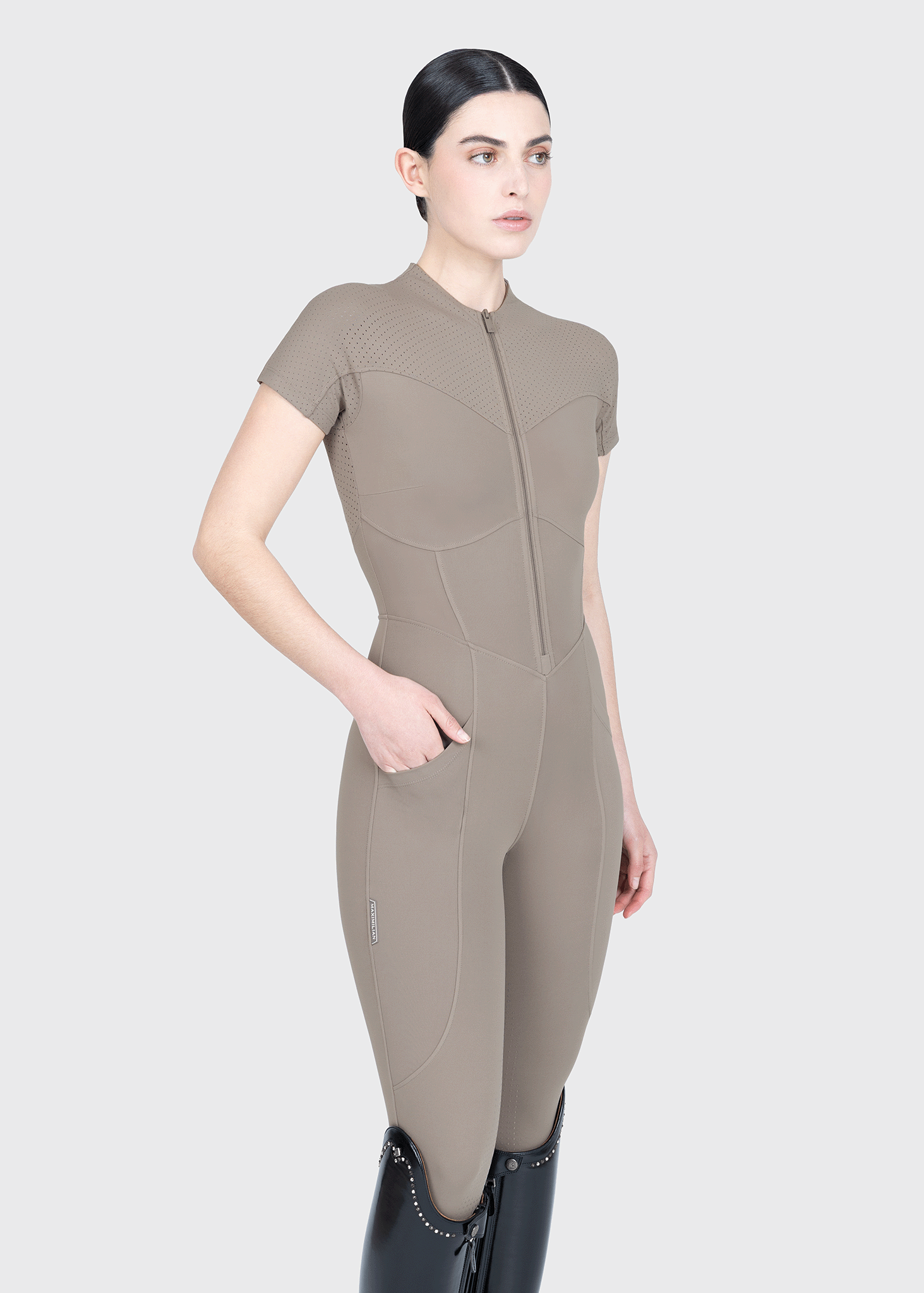 Air-Tech Riding Jumpsuit (Taupe)