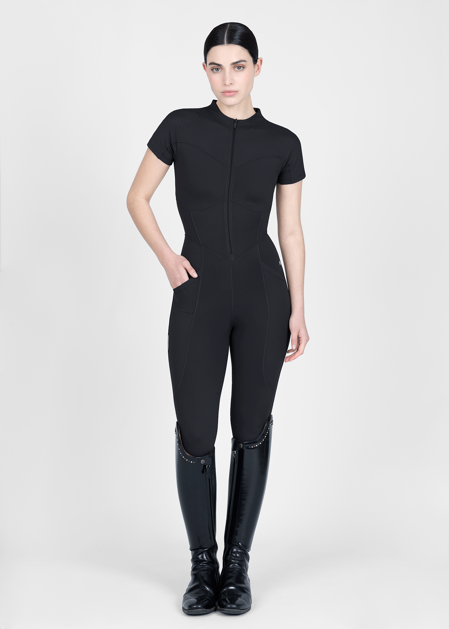 Air-Tech Riding Jumpsuit (Black)
