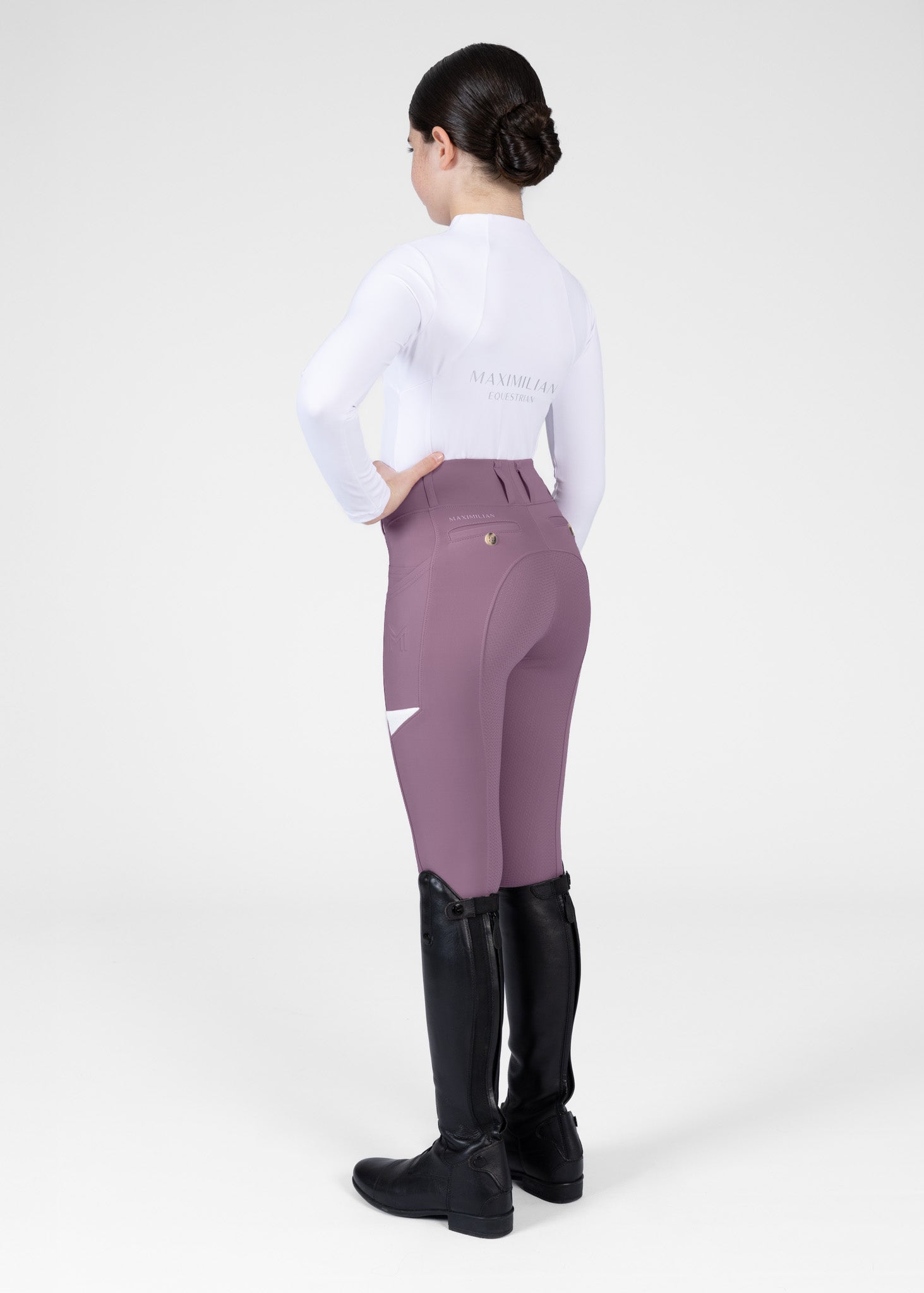 YR Tech Riding Leggings (Plum)
