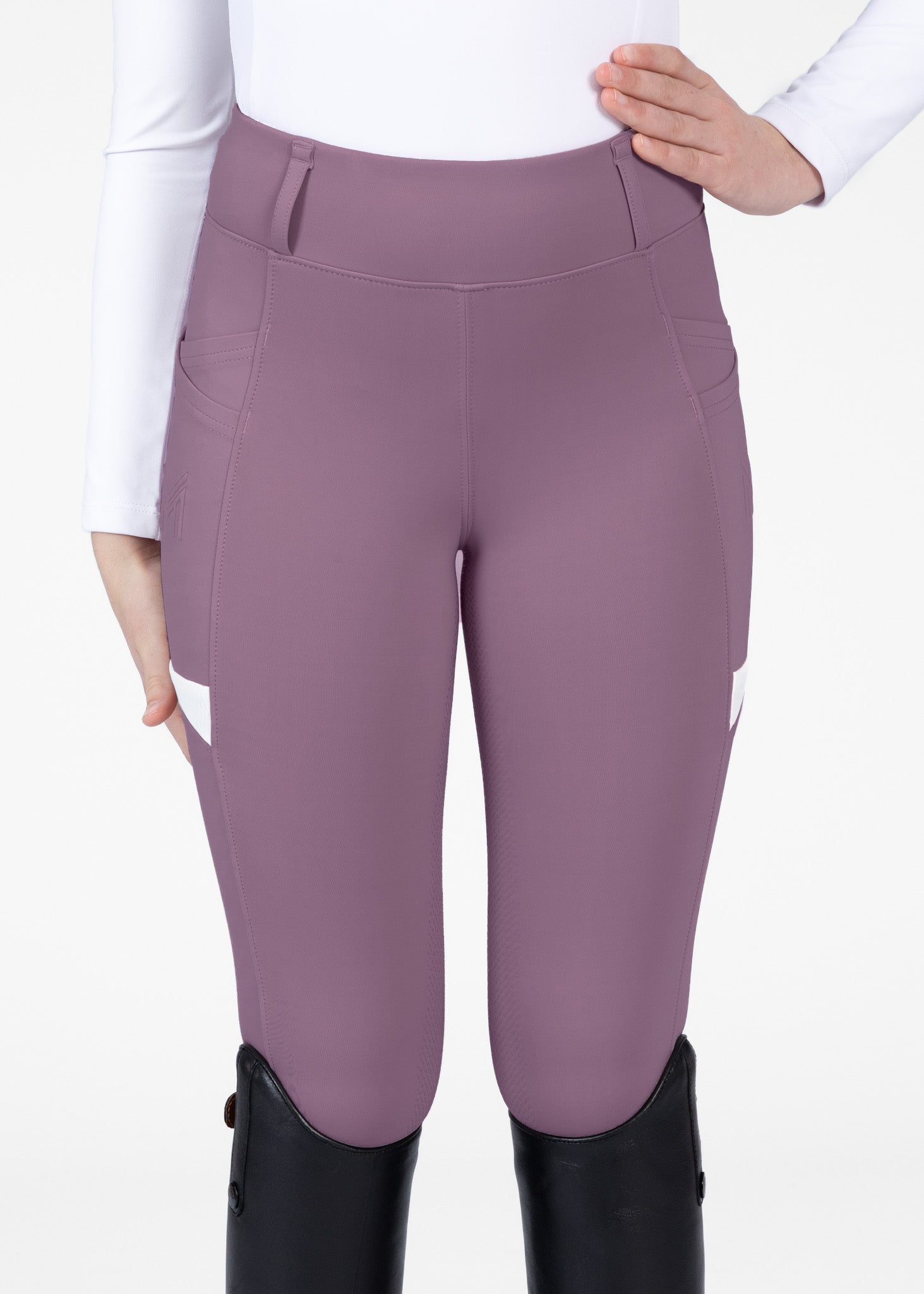 YR Tech Riding Leggings (Plum)