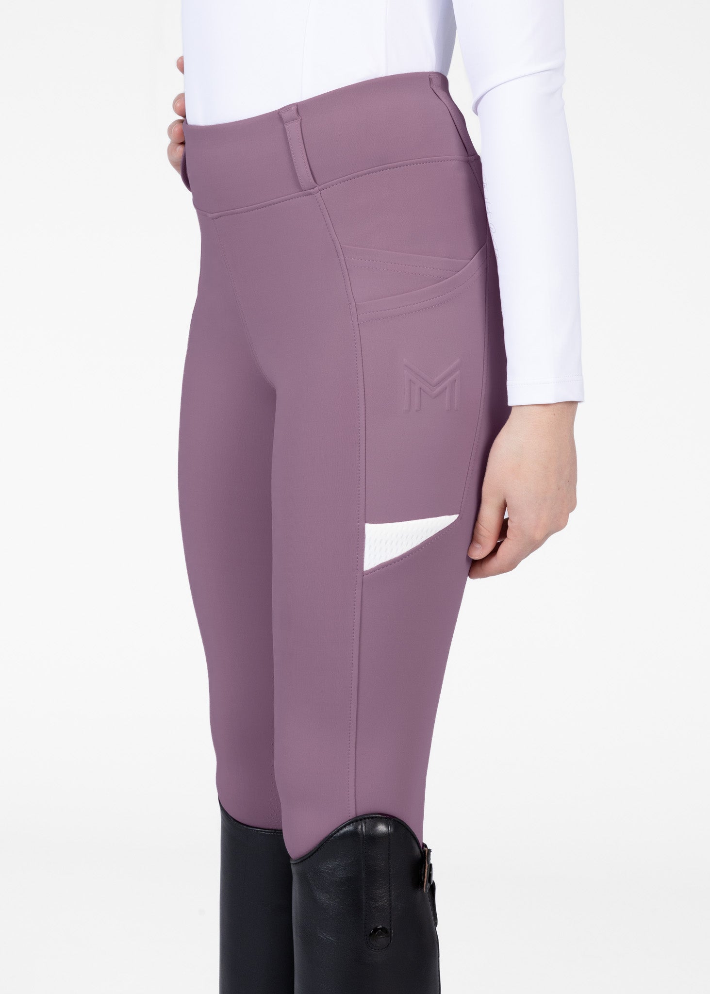 YR Tech Riding Leggings (Plum)