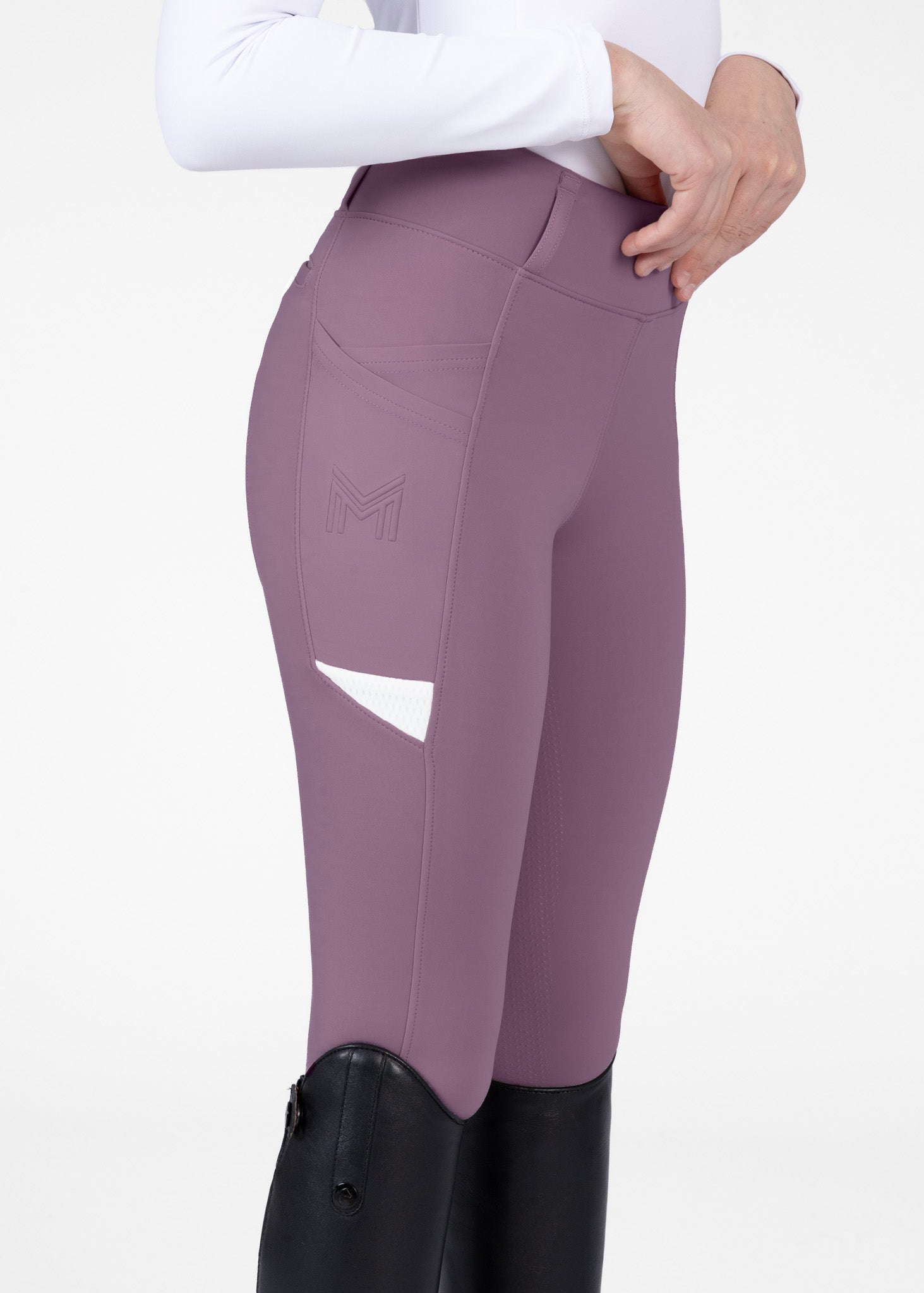 YR Tech Riding Leggings (Plum)