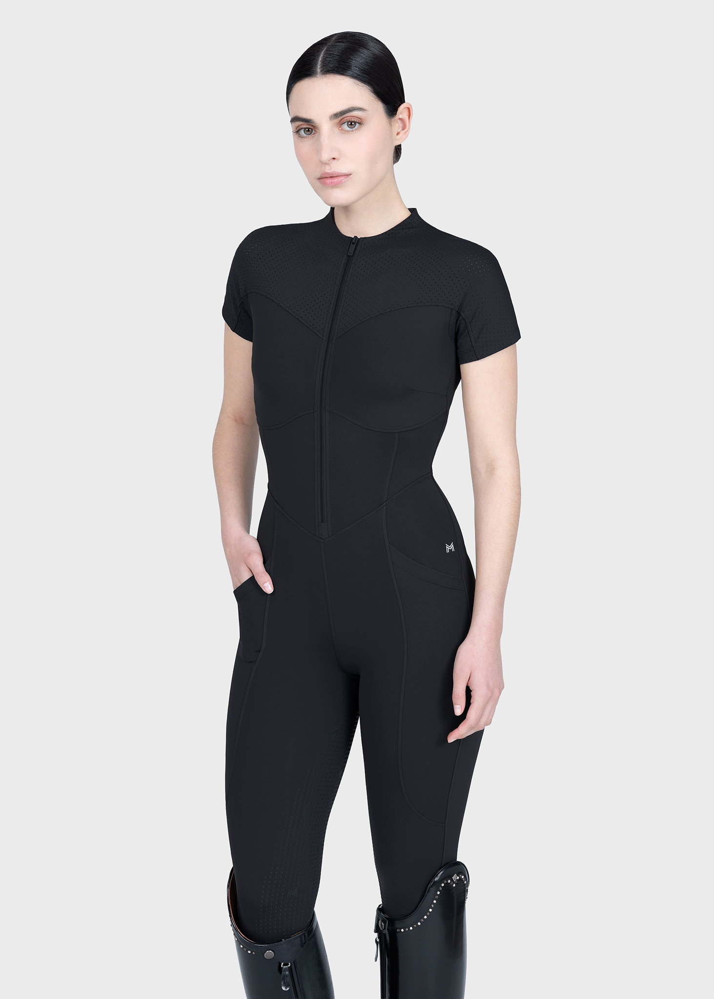 Air-Tech Riding Jumpsuit (Black)