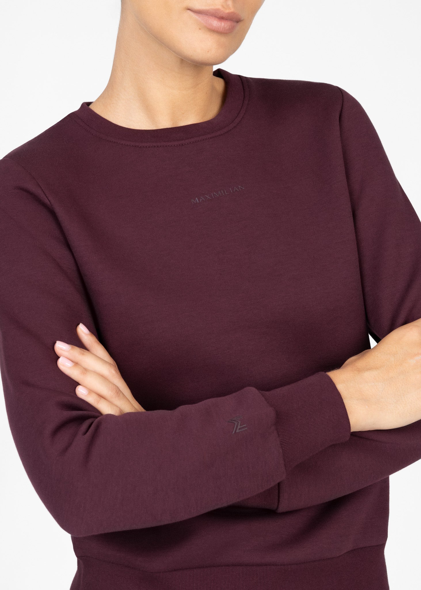 Loft Sweatshirt (Burgundy) – Maximilian Equestrian