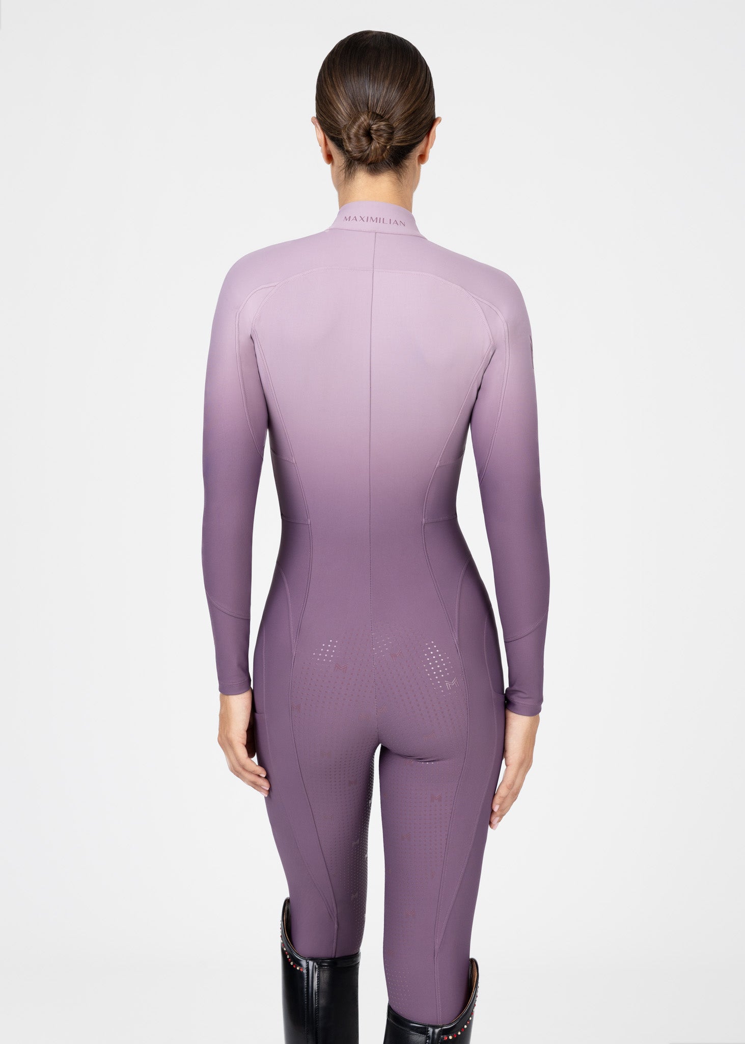 Ombré Riding Jumpsuit (Plum)