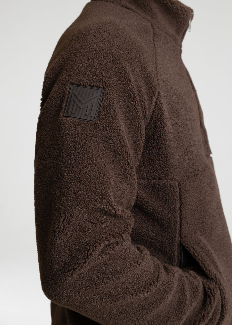 Clan Teddy Halfzip (Chocolate)