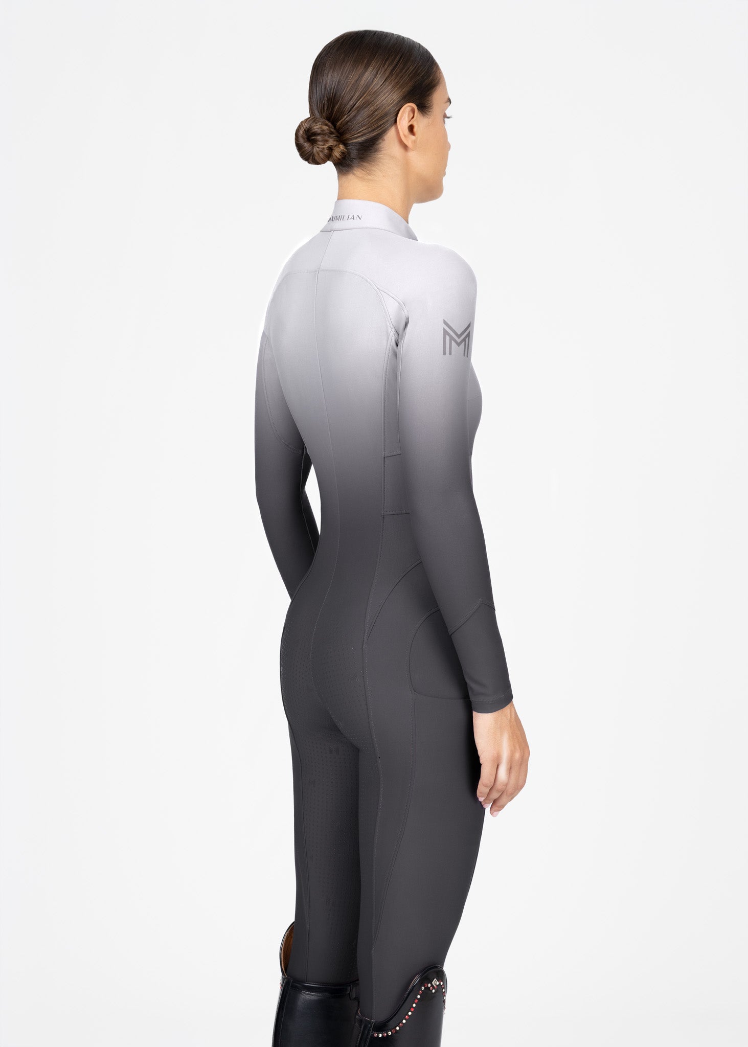 Ombré Riding Jumpsuit (Graphite)