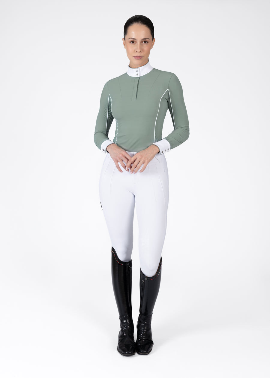 Nova Long Sleeve Show Shirt (Mint)