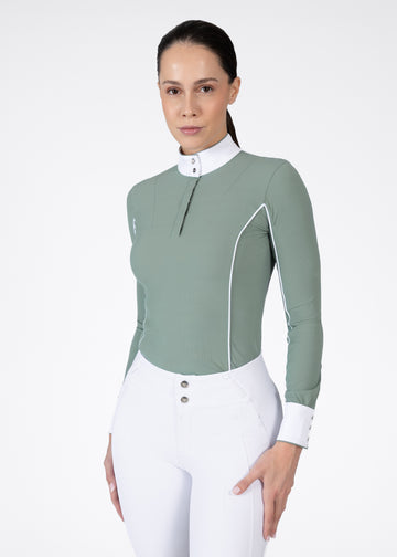 Nova Long Sleeve Show Shirt (Mint)