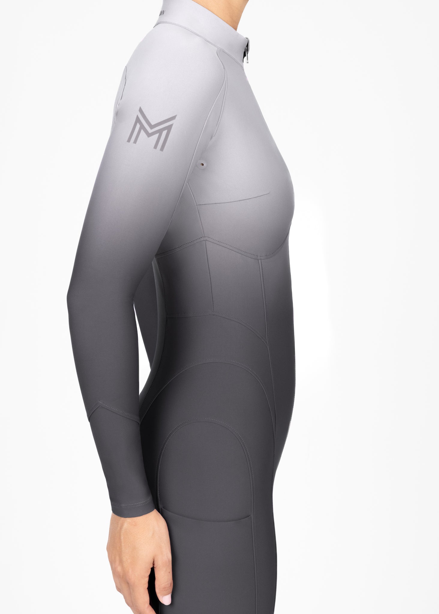 Ombré Riding Jumpsuit (Graphite)