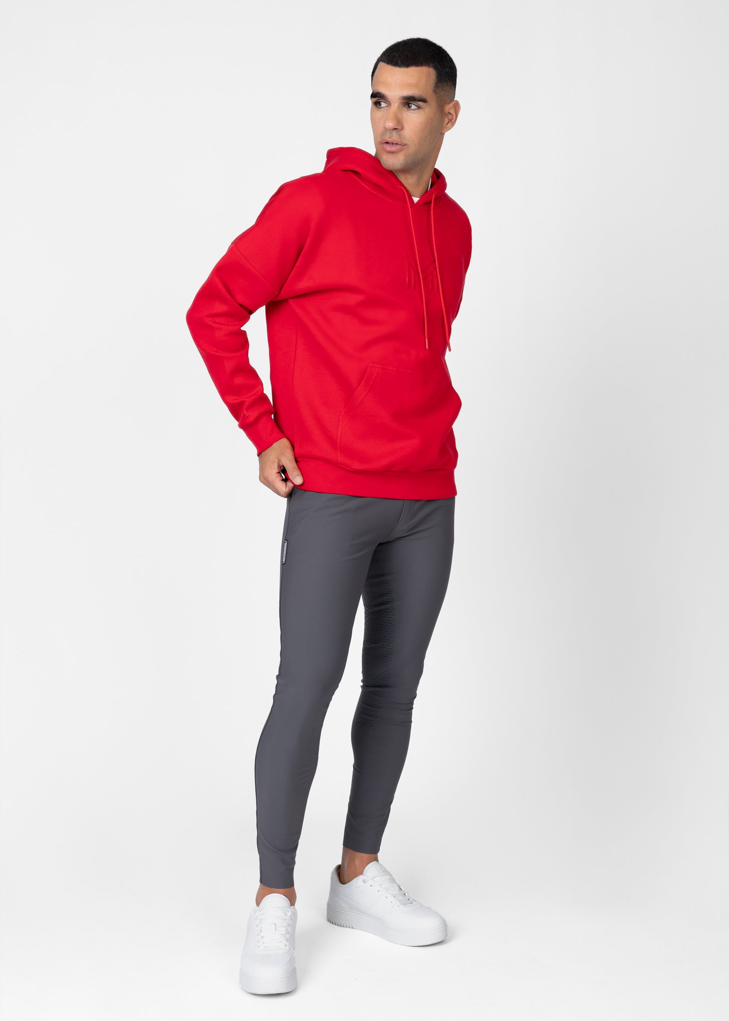 Men Icon Oversized Hoodie (Grenadine)