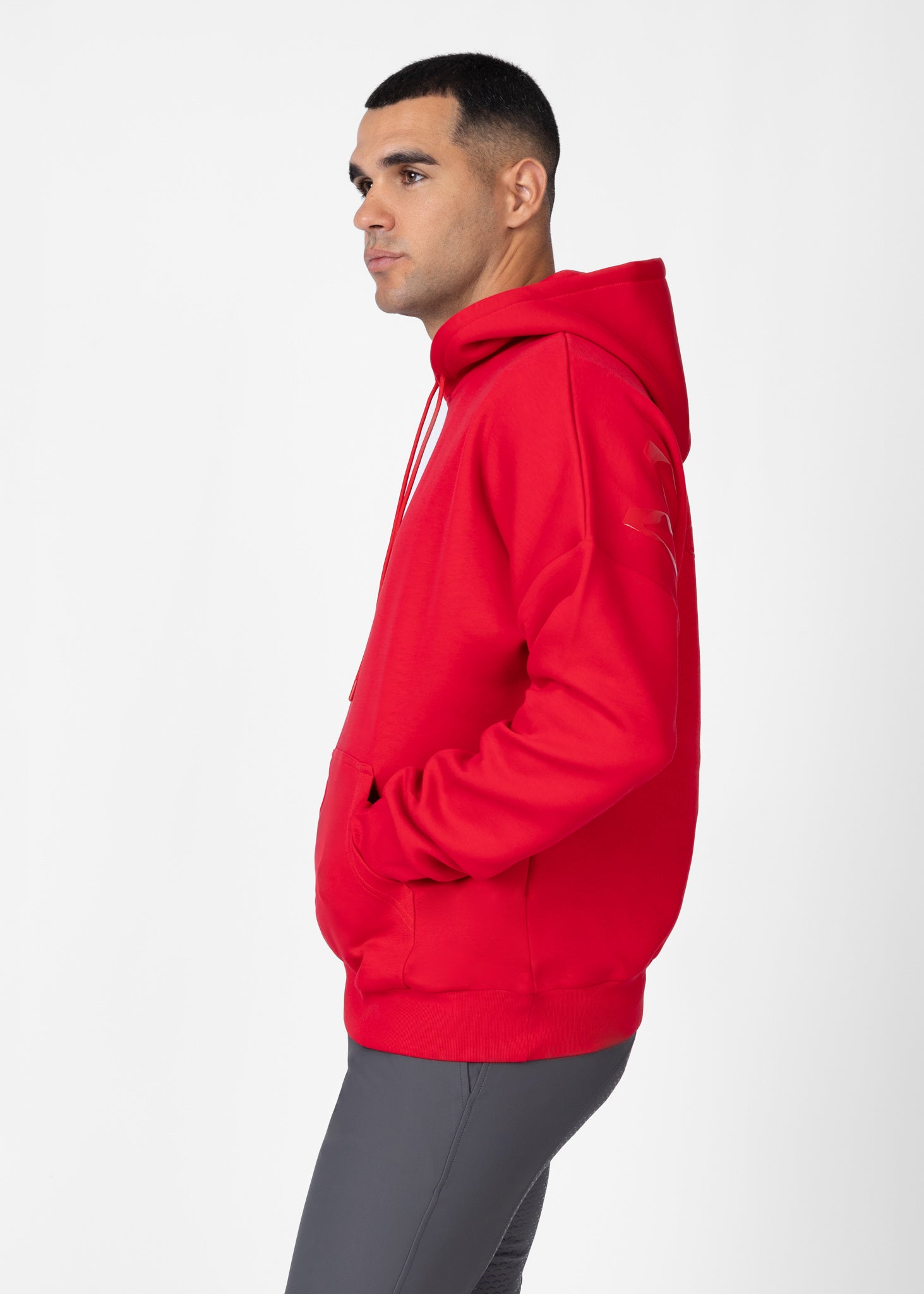 Men Icon Oversized Hoodie (Grenadine)