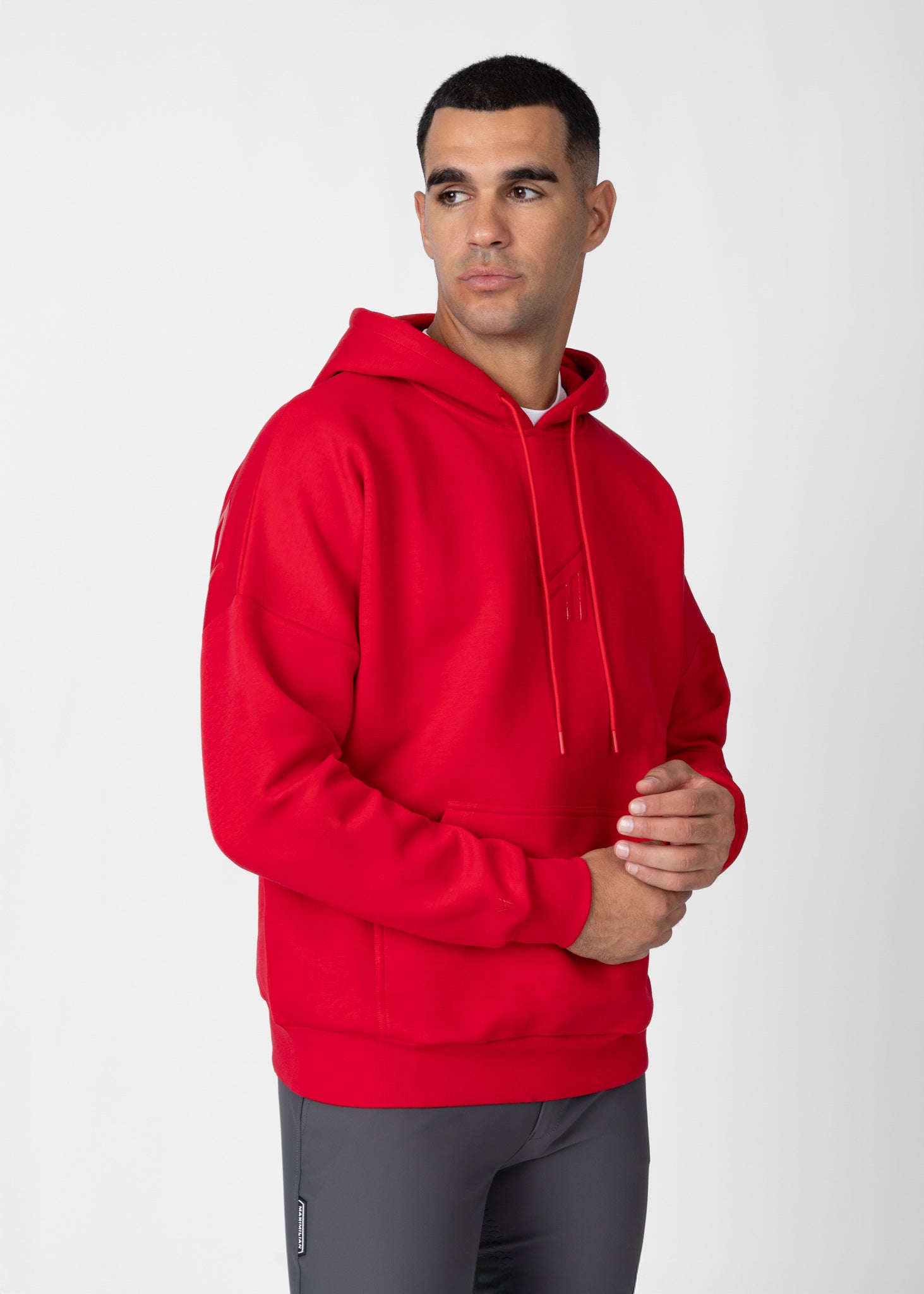 Men Icon Oversized Hoodie (Grenadine)