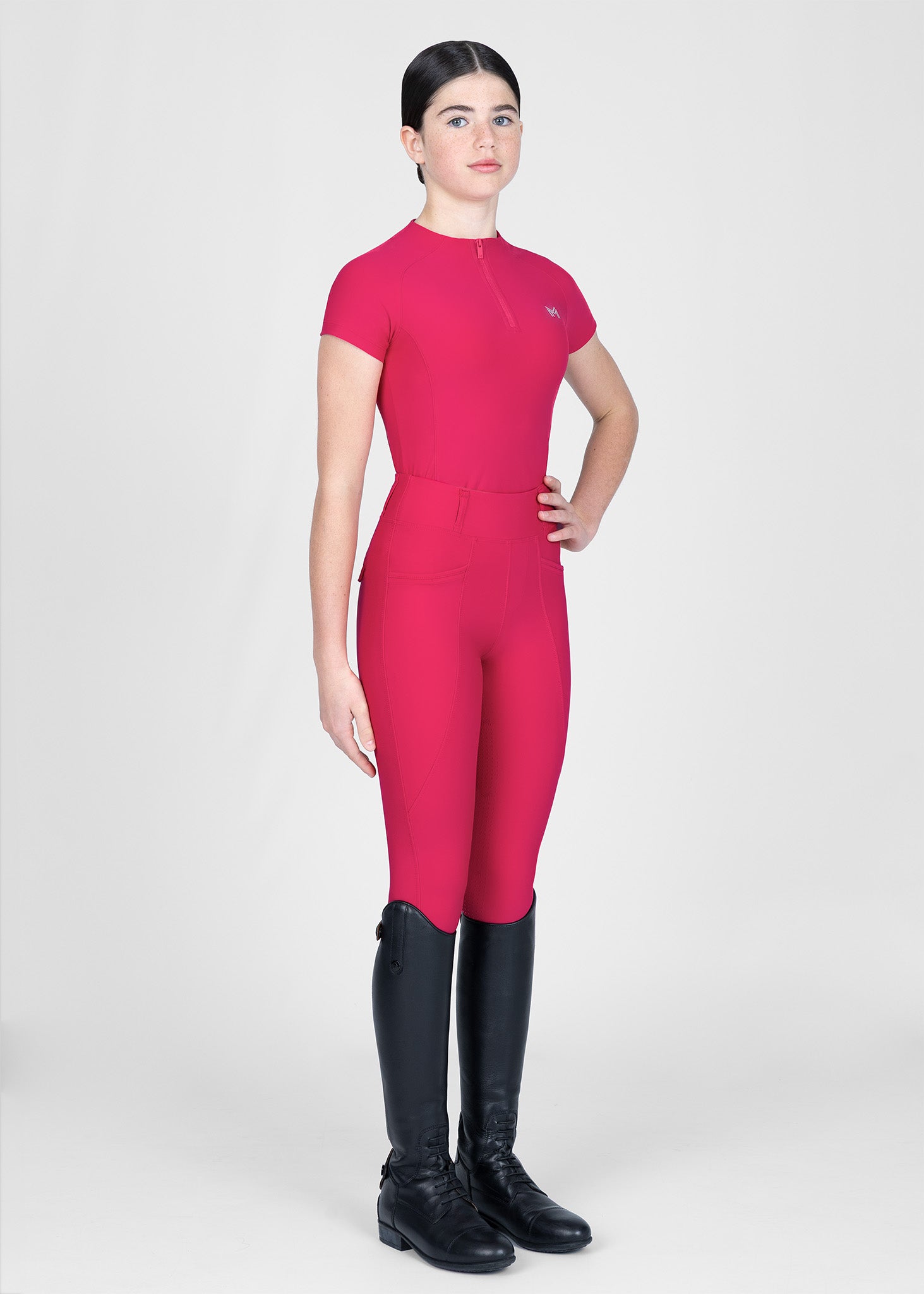 YR Pro Riding Leggings (Cranberry)