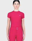 YR Nora Short Sleeve Base Layer (Cranberry)